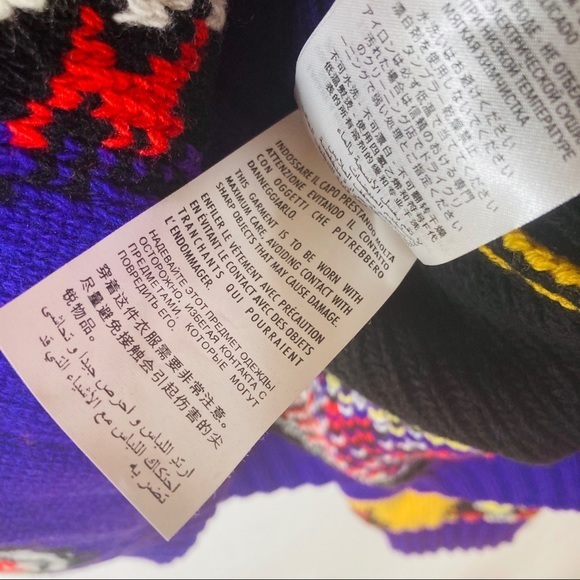 NWT Gucci Men’s cat sweater 100% wool Large unisex authentic verified receipt - Picture 16 of 16